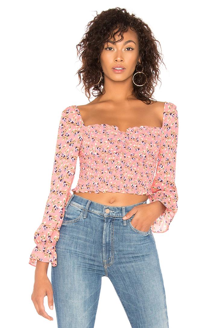 Camilla Floral Arabella Top