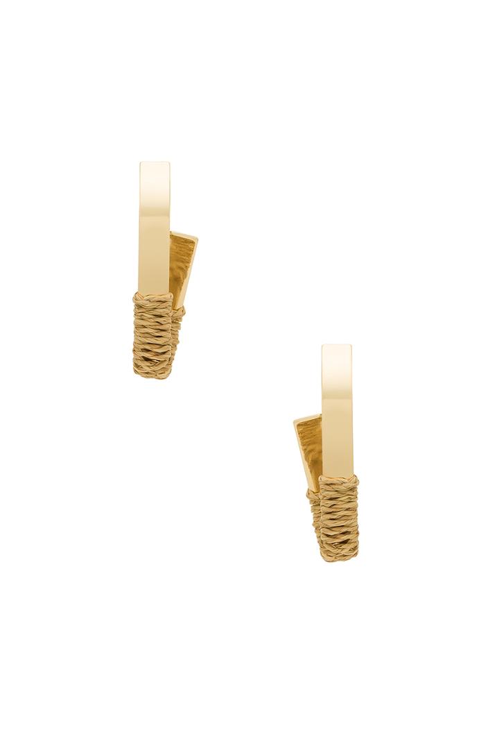 Tan Wrapped Hoops