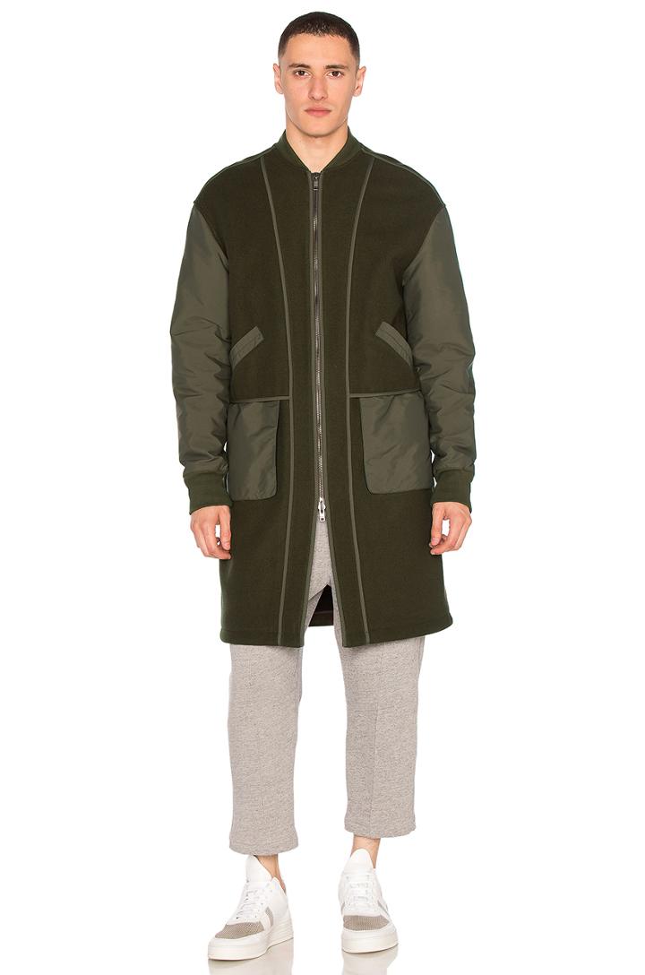 Oversized Bomber Coat