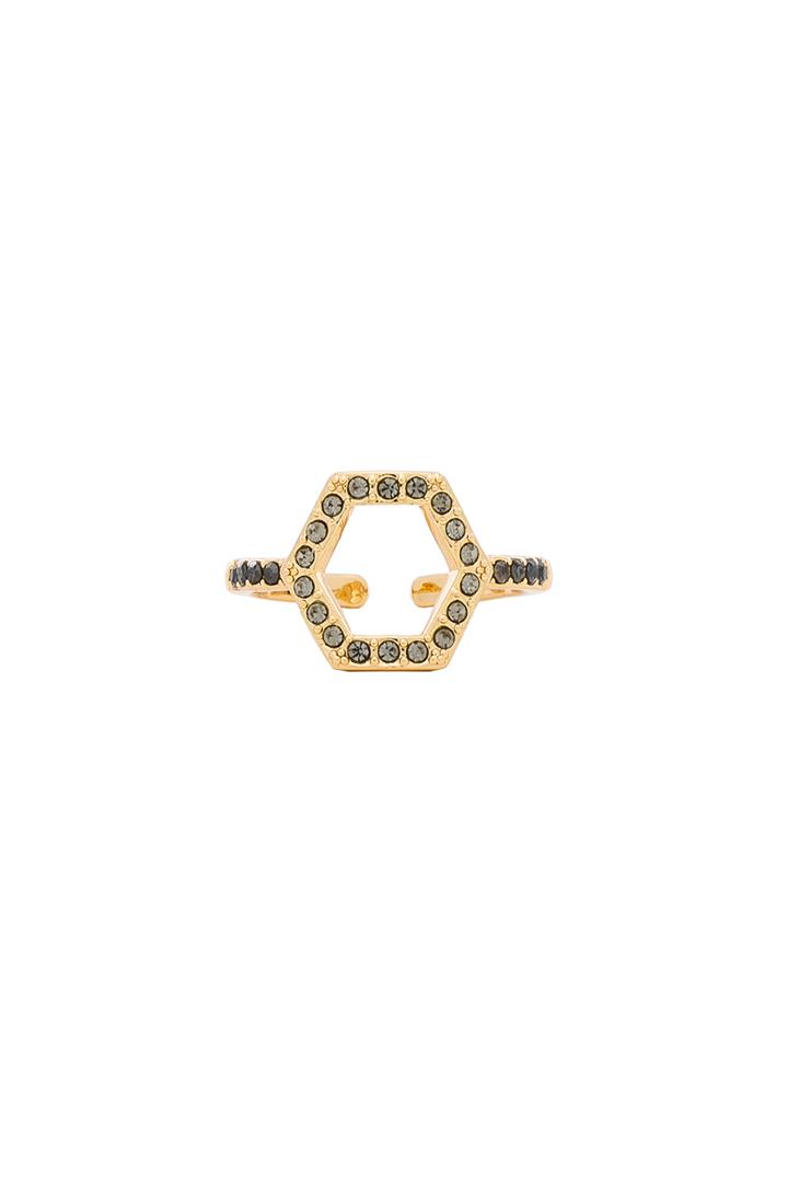 Hexagon Open Back Ring