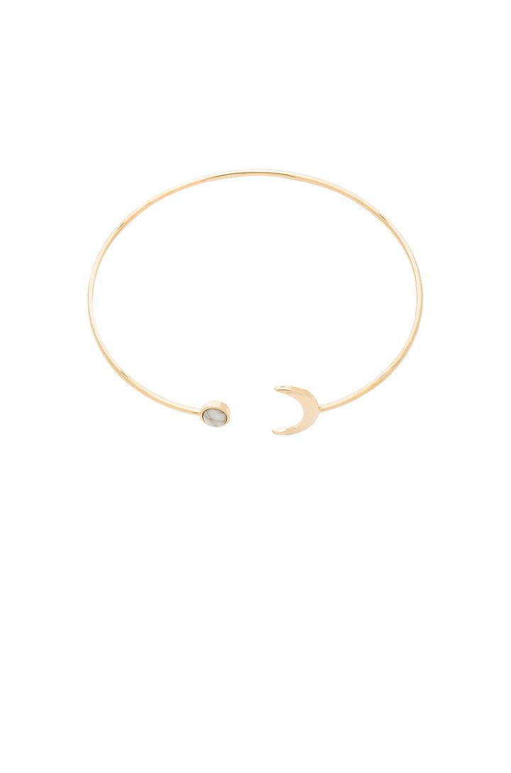 Crescent Gem Cuff