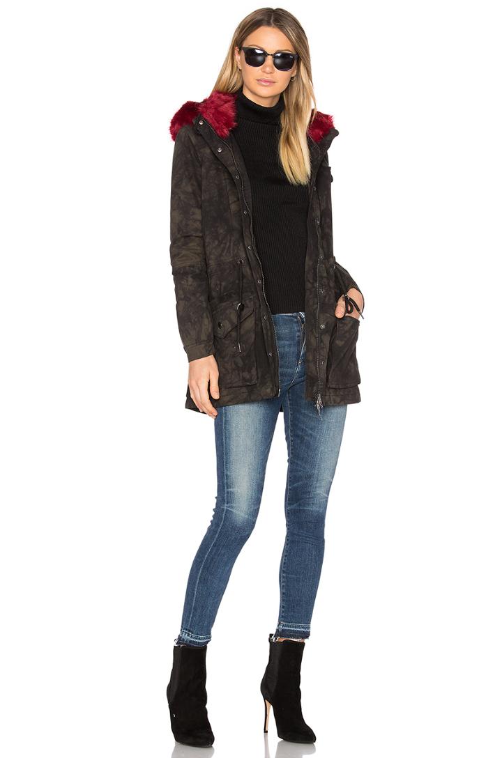 Faux Fur Parka