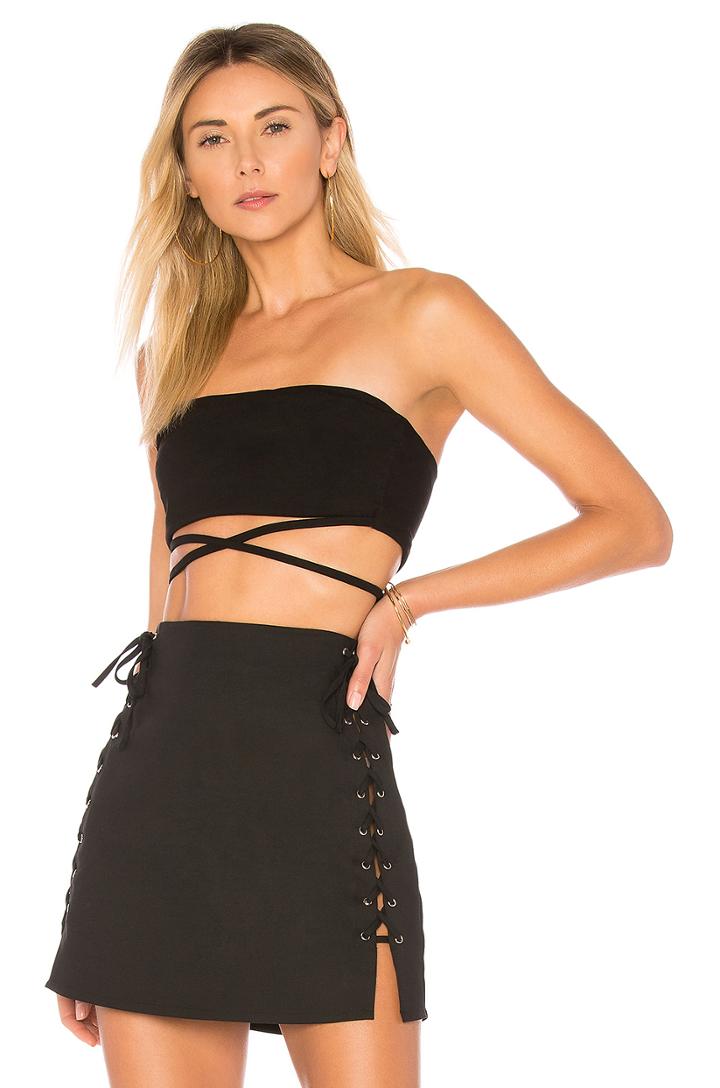 Tessa Wrap Tube Top