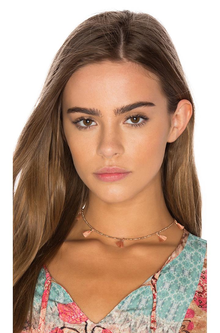 Laila Gemstone Wrap Choker