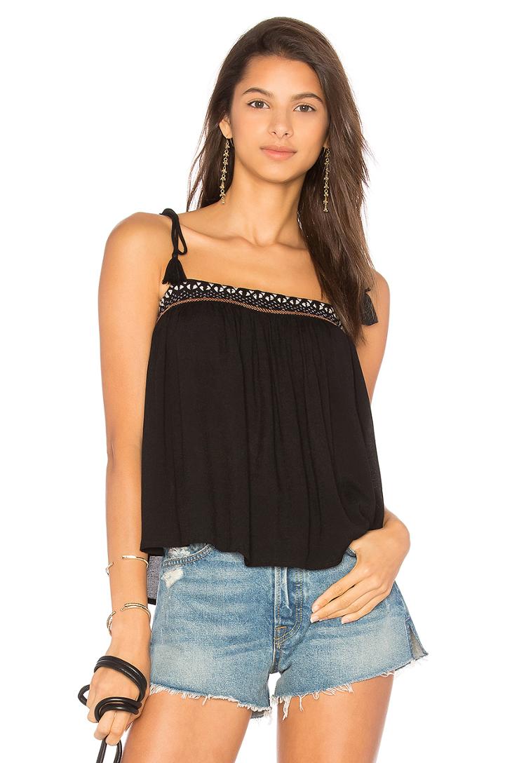 Raven Embroidered Cami
