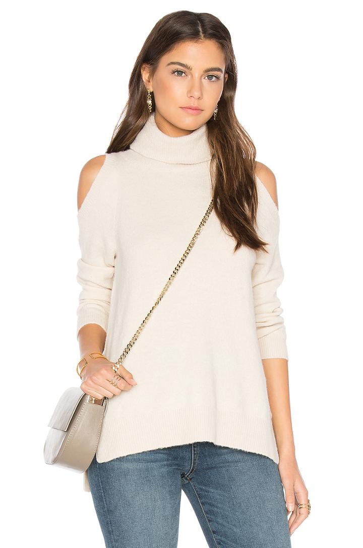 Cold Shoulder Turtleneck