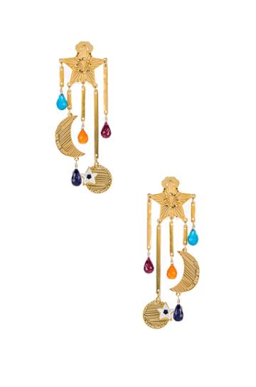 Estrella Magica De Arcoiris Earrings