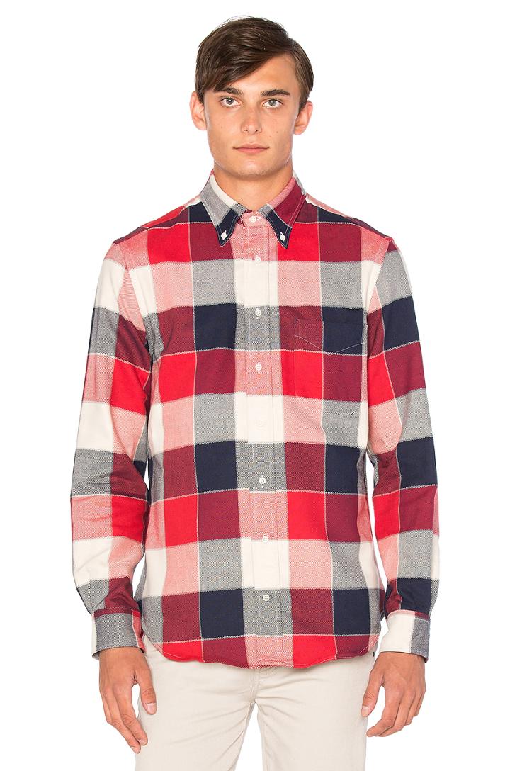 Double Face Twill Button Down