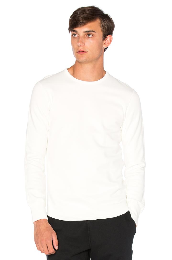 Scalloped L/s Crewneck