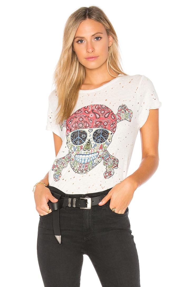 Bess Hippie Skull Vintage Tee