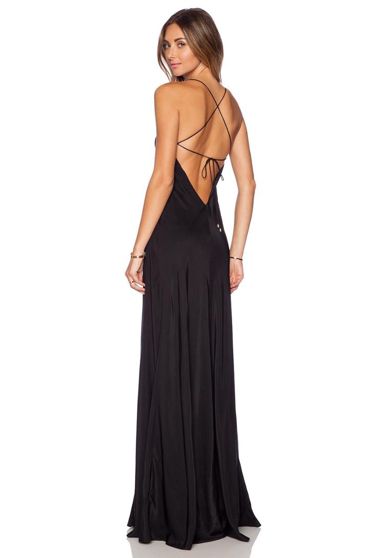 X Back Maxi Dress
