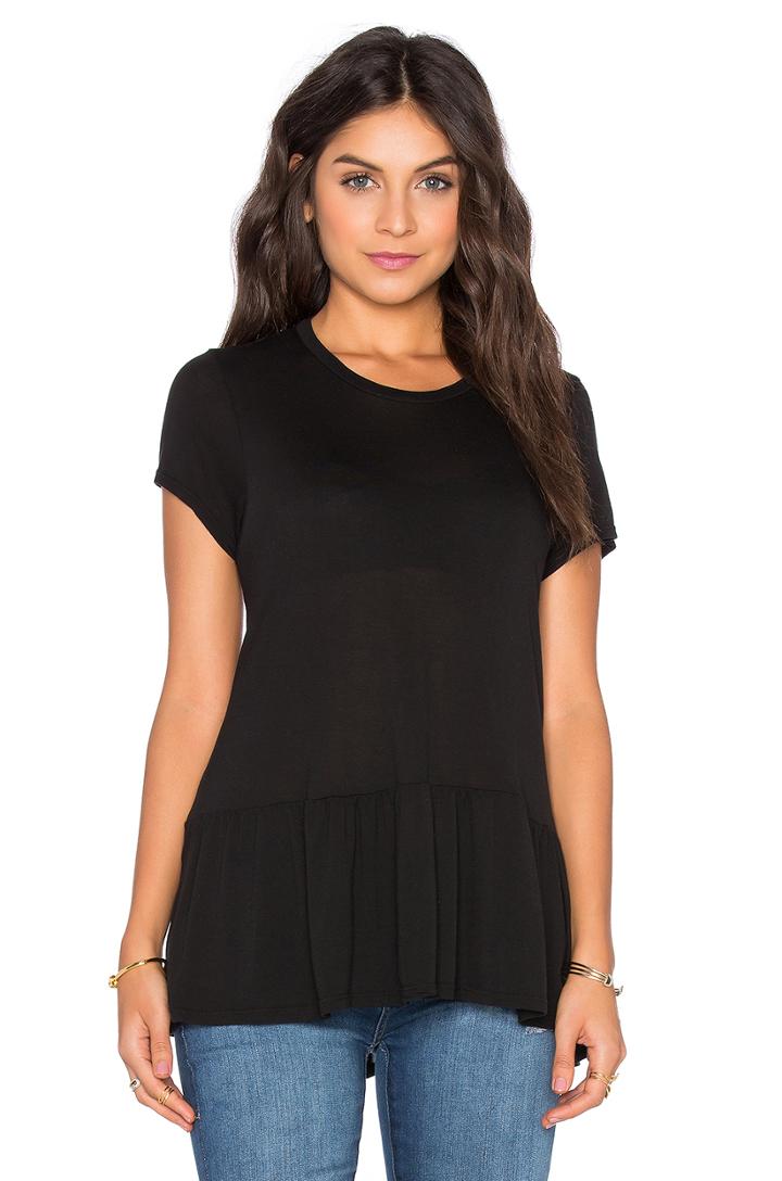 Hart Short Sleeve Ruffle Tee