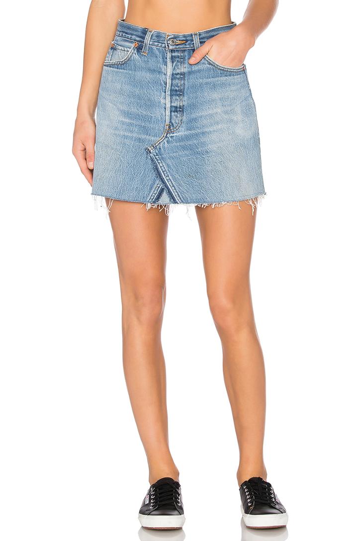 Levis High Waist Mini Skirt