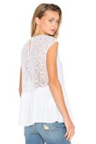 Lace Back Boxy Top