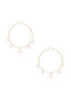 White Flower Hoops