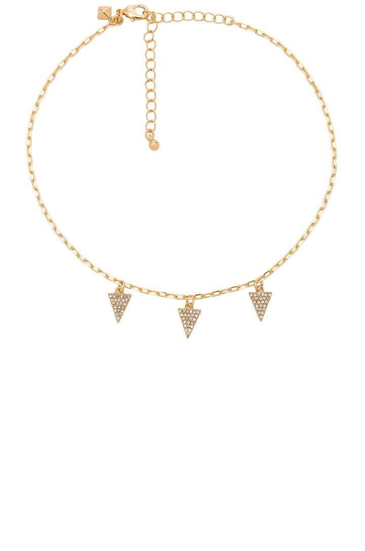 Pave Pyramid Necklace