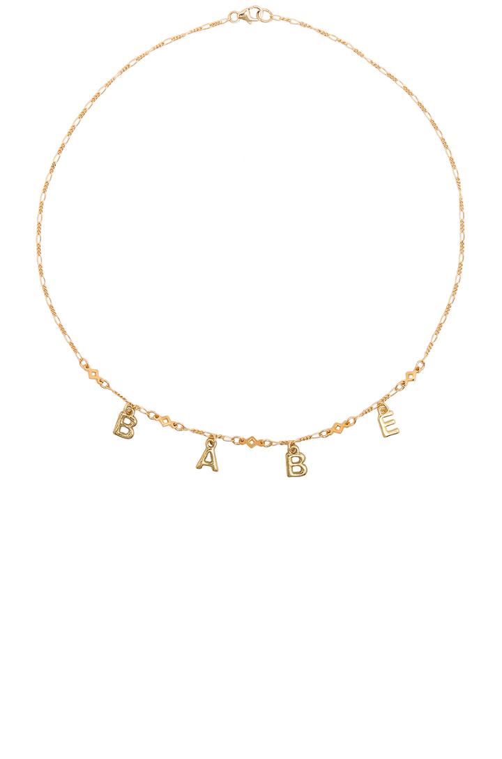 Star Crossed Lover Babe Necklace
