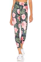 Lux Print High Waisted Capri Legging