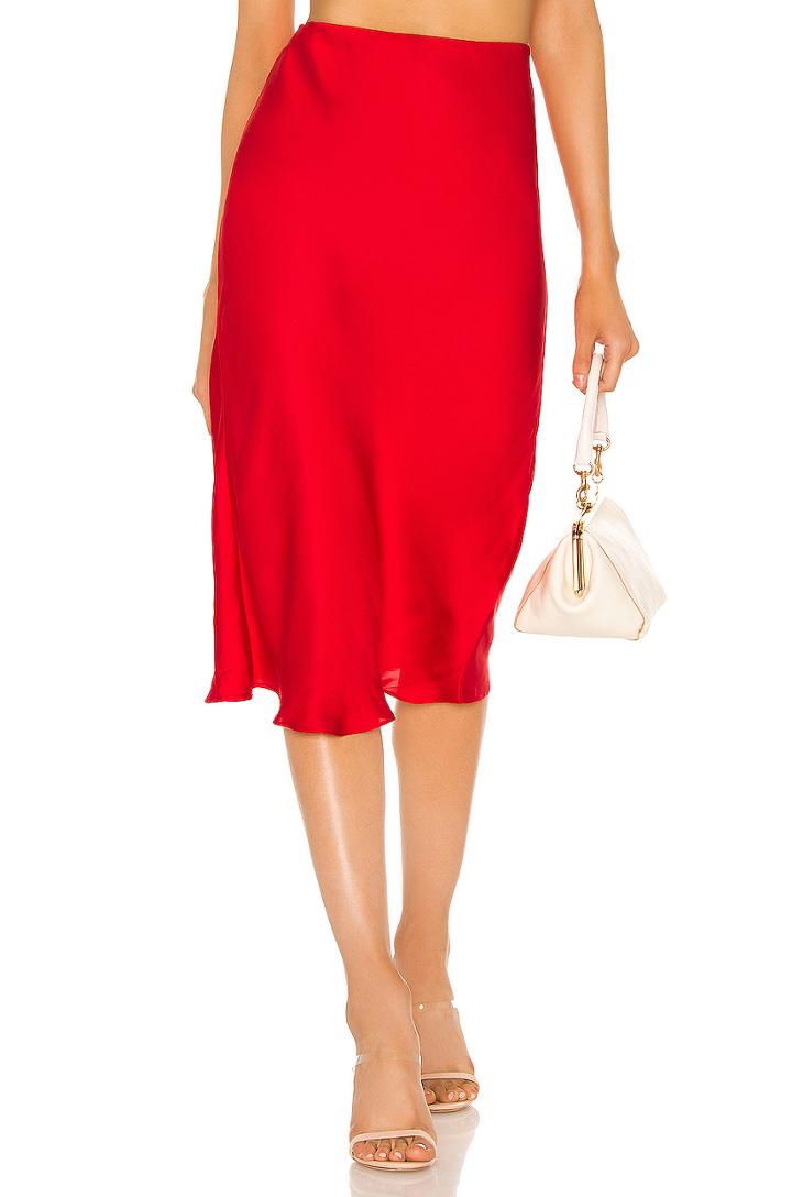 Mayah Bias Midi Skirt