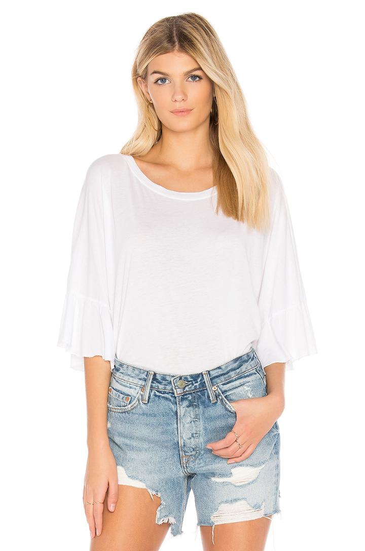 Erin Ruffle Sleeve Tee