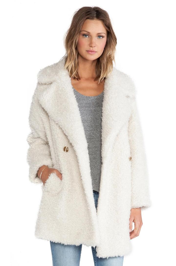 Haxara Maxi Faux Fur Coat