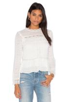Paneled Lace Top