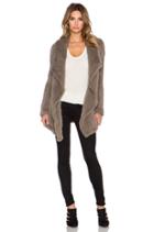 Oversized Rabbit Fur Coat
