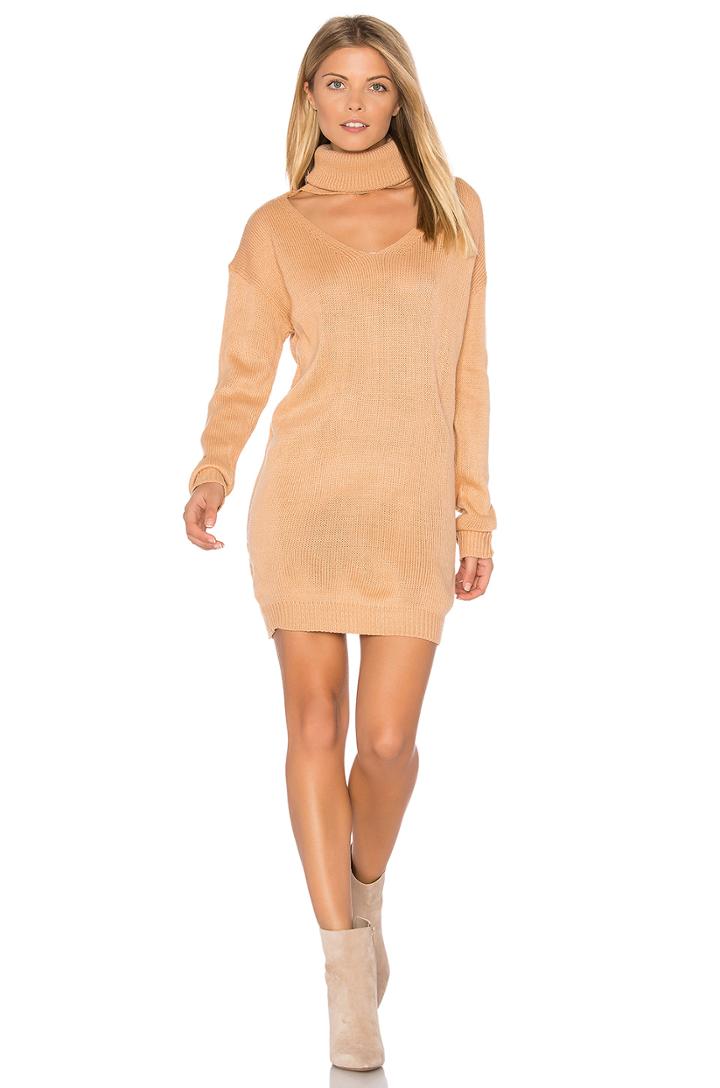 Cut It Out Sweater Dress