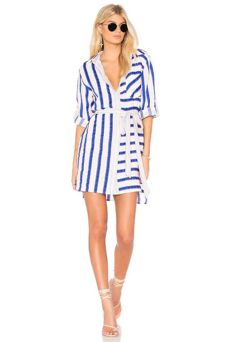 Stripe Shirt Dress