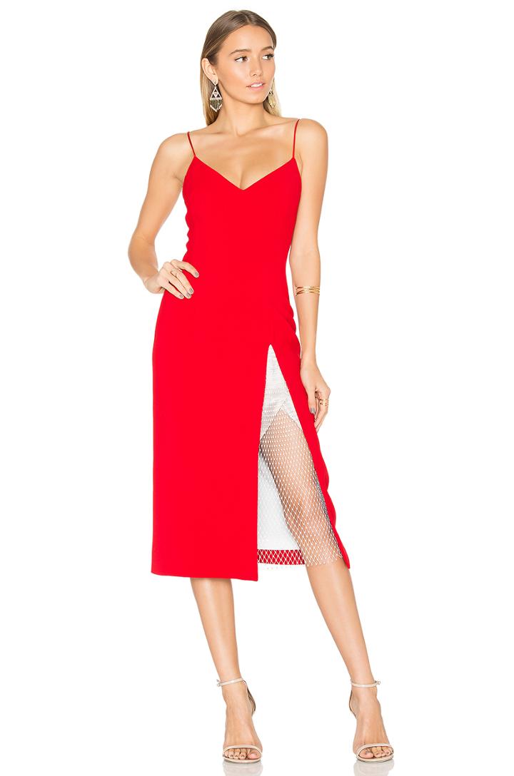Ribeiro Crystal Slit Dress
