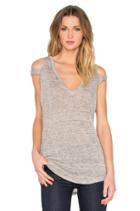Stone Slit Shoulder Tank
