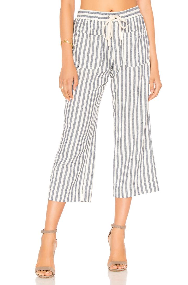 Linen Blend Stripe Pant