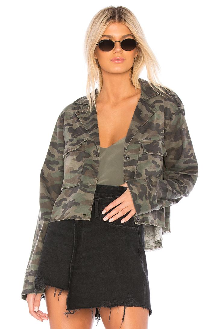 Crop Military Jacket