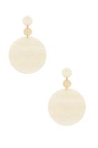 White Stone Earrings
