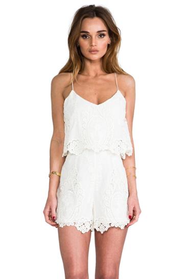 Dolce Vita Gardner Romper In Ivory