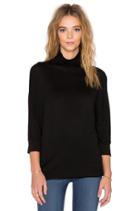 Shaylene Lux Gauze Turtleneck Dress