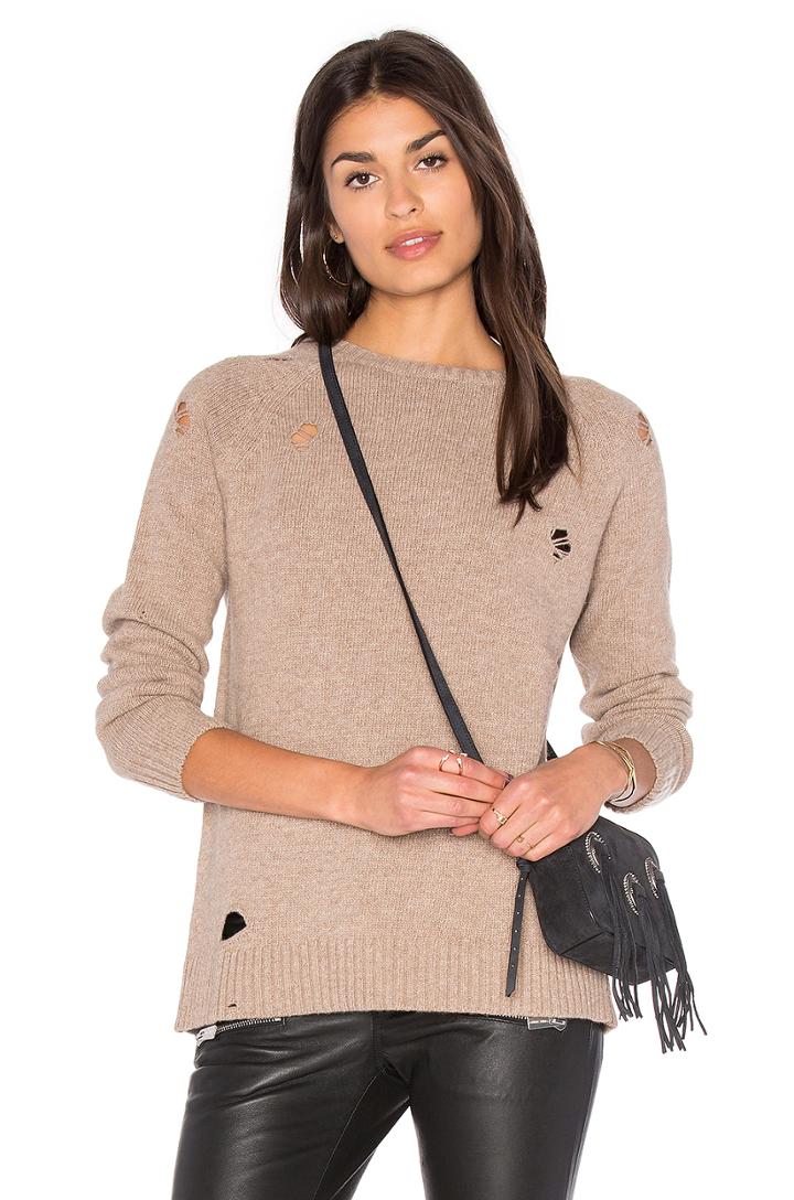 Distressed Knit Sweater