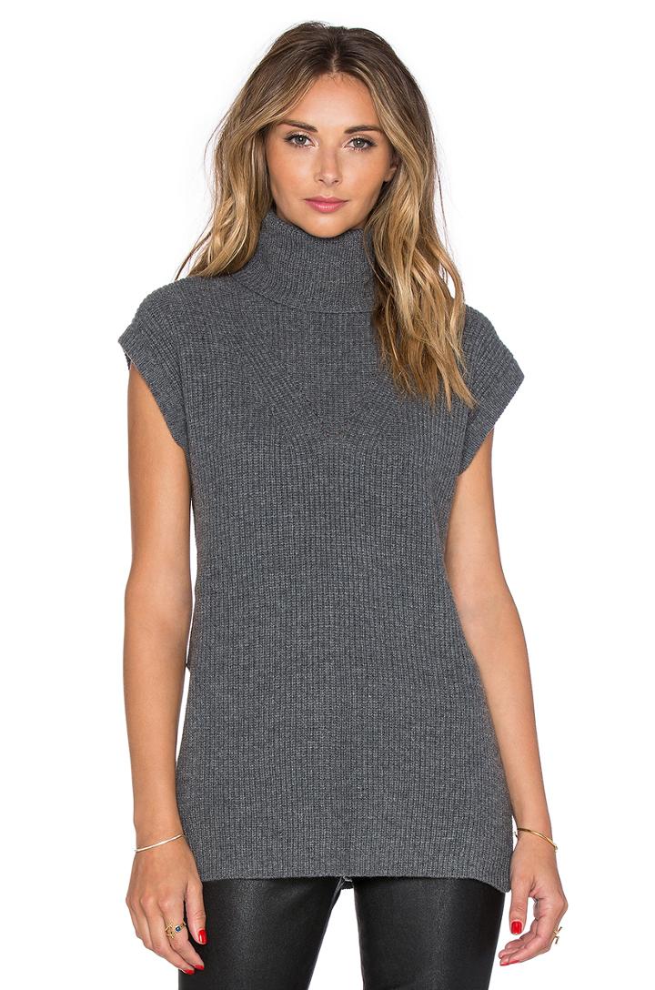 Turtleneck Sleeveless Sweater