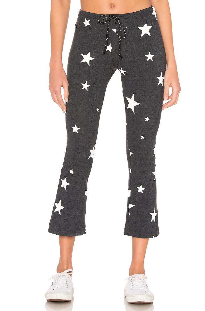 Star Print Kick Flare Pant