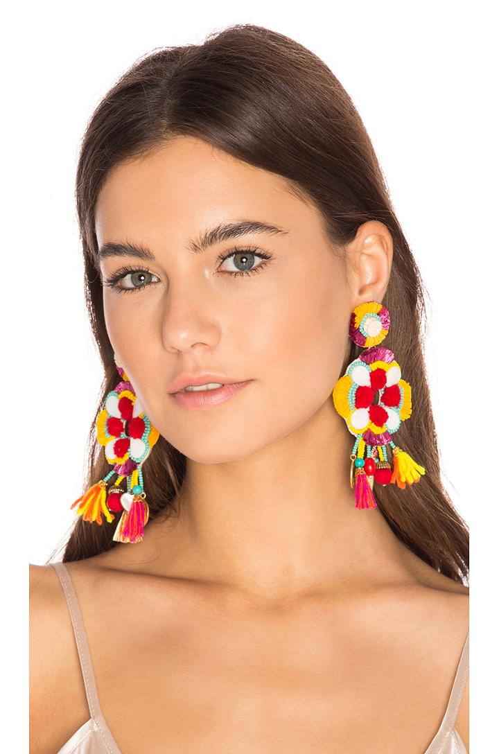Multi Tassel Earring