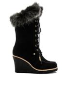 Mandinka Boot With Faux Fur Cuff