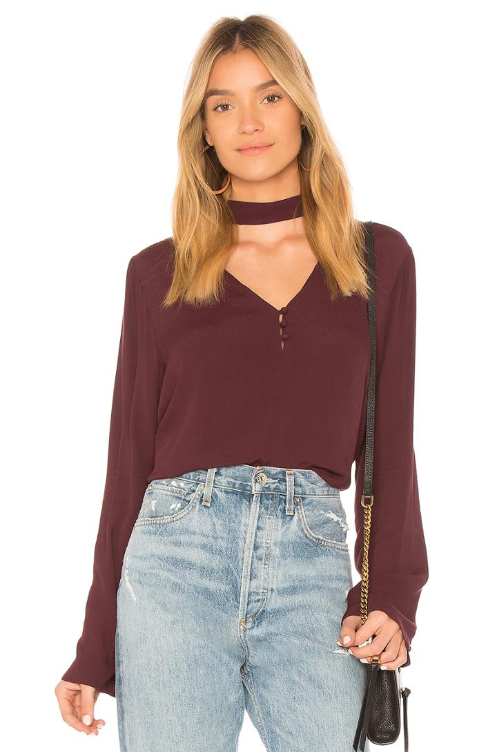 Raven Choker Blouse