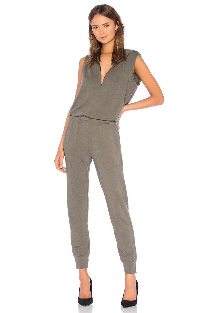 X Revolve Supersoft Sleeveless Hoody Jumpsuit