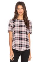 Riley Plaid Tee