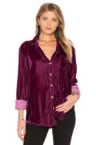 Sloane Velvet Button Up