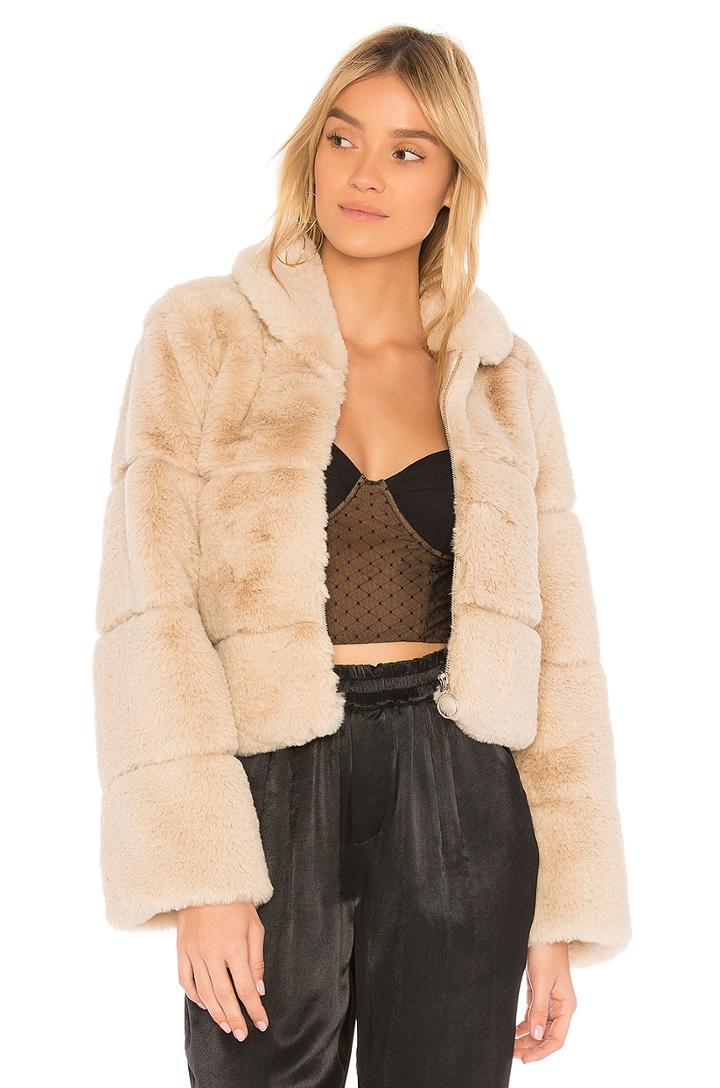 Lina Faux Fur Puffer