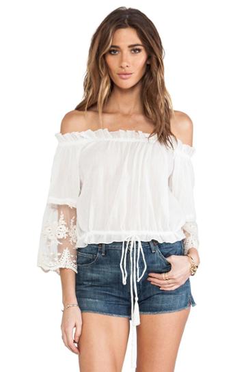 Spell & The Gypsy Collective Prarie Top In White