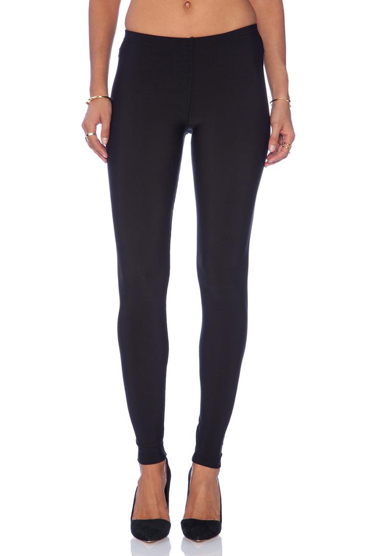 Matte Spandex Fleece Lined Legging