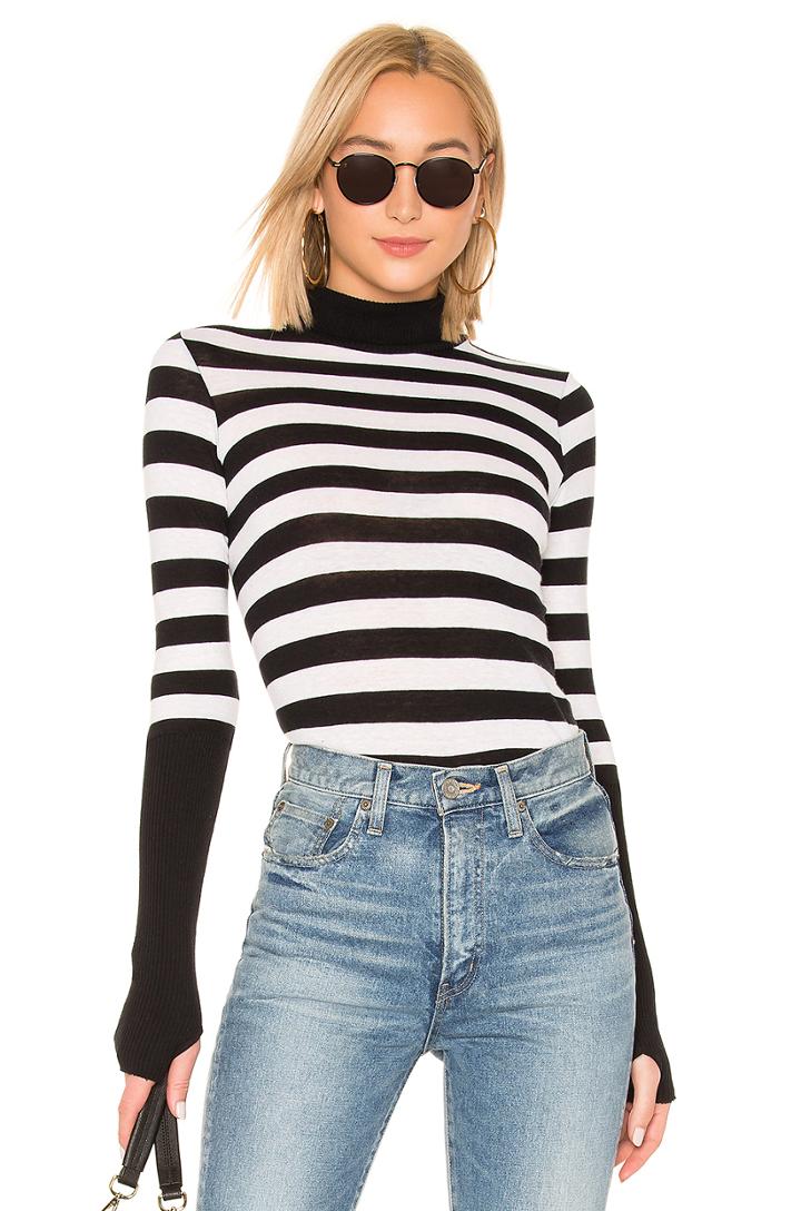Cashmere Cuffed Turtleneck Sweater