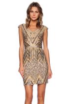 Sequin V-neck Dress